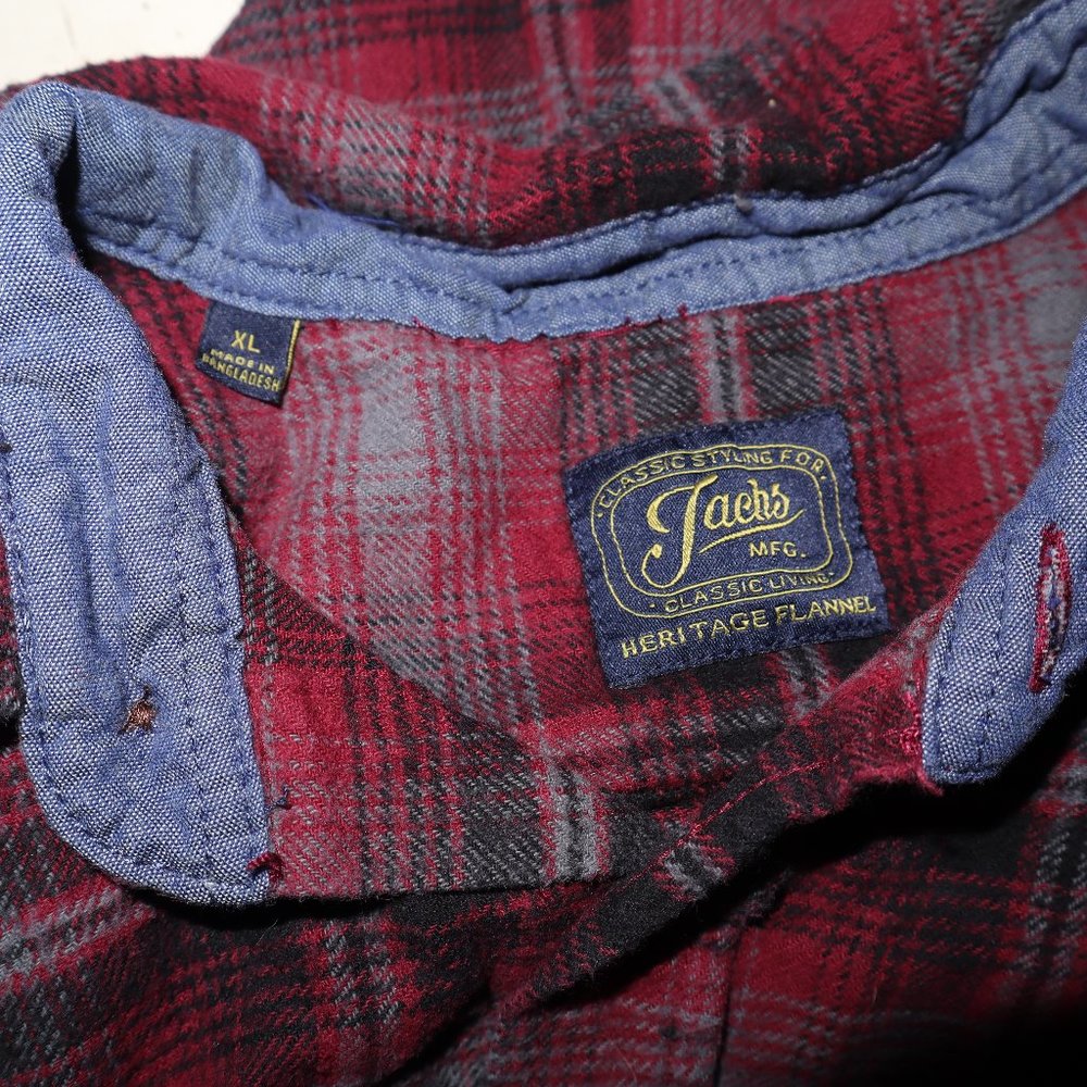 XL Heritage Red & Black Flannel